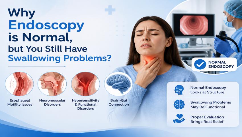 Why Endoscopy is Normal but swallowing problems continue – Dr. Rupali Bandgar explains hidden causes of dysphagia